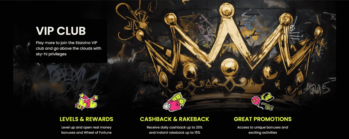 starzino casino vip club icon