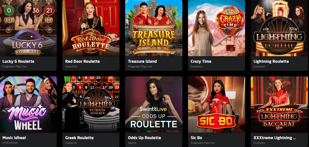 stay casino live games