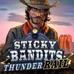 sticky bandits thunder rail slot icon