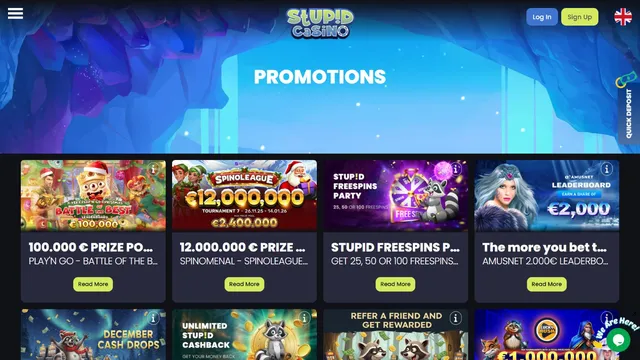 stupid casino promotions