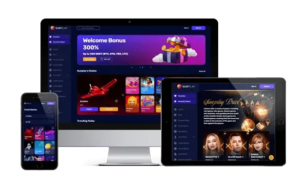 sunplay casino website screens
