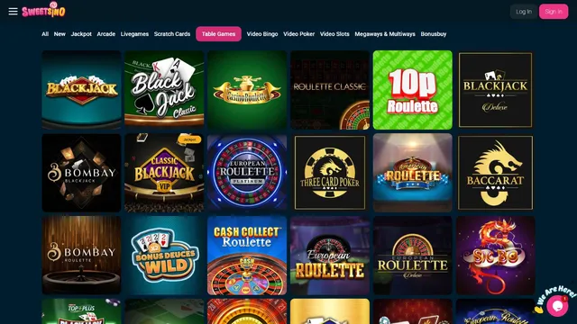 sweetsino casino live games
