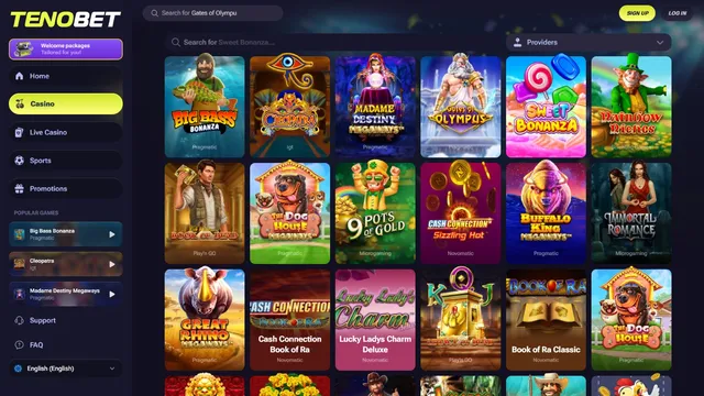 tenobet casino games