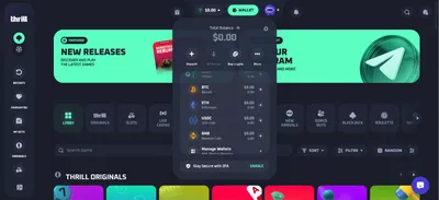 thrill casino deposit 1 icon