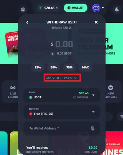 thrill casino withdrawal 1 icon