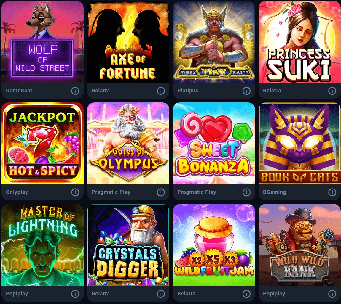 thunderpick casino games