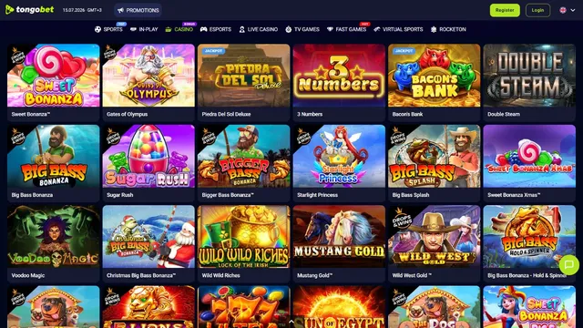 tongobet casino games