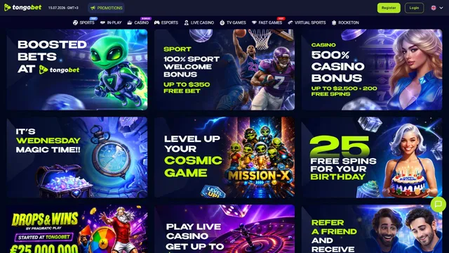 tongobet casino promotions