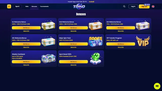trino casino promotions