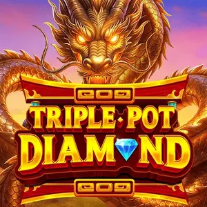triple pot diamond slot icon