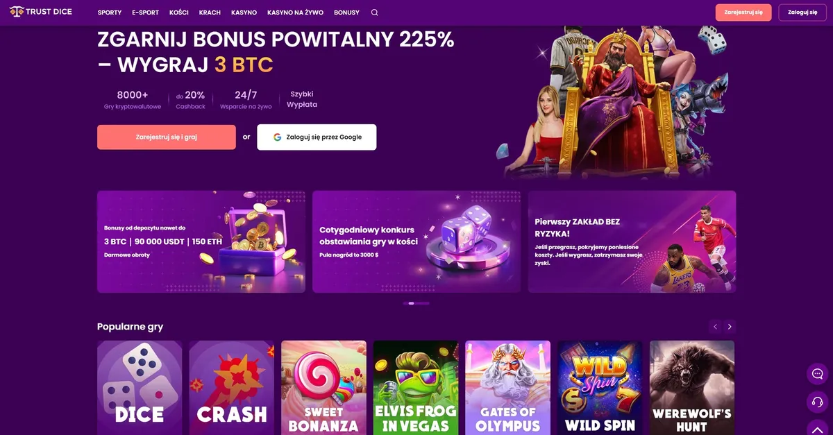 trustdice casino screen pl