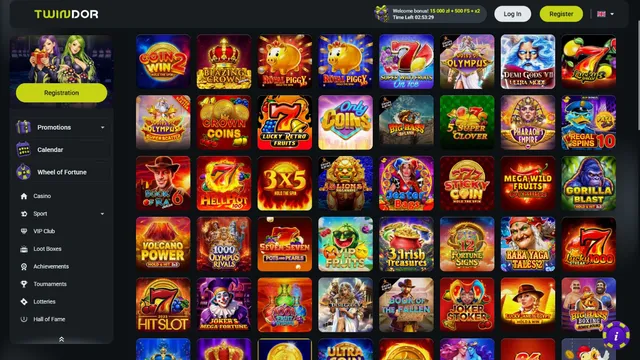 twindor casino games