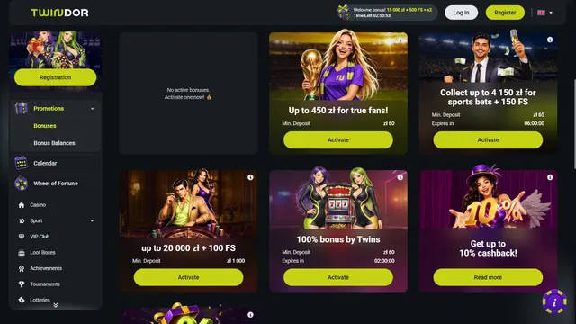 twindor casino promotions