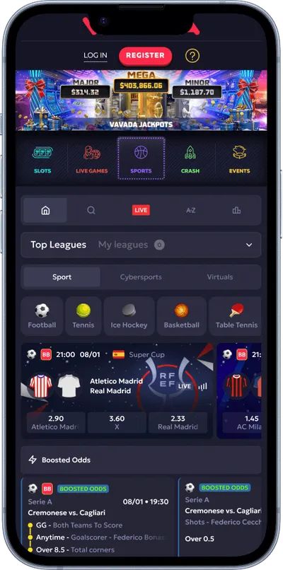 vavada casino phnone sports betting