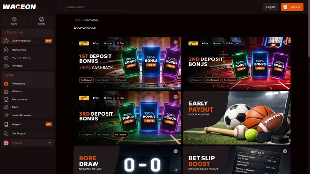 wageon casino promotions