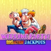 wedding party big action jackpots slot icon