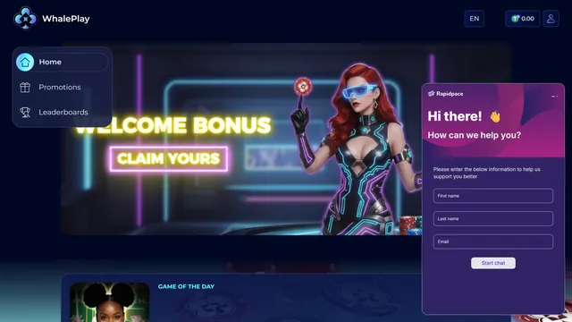 whaleplay casino support