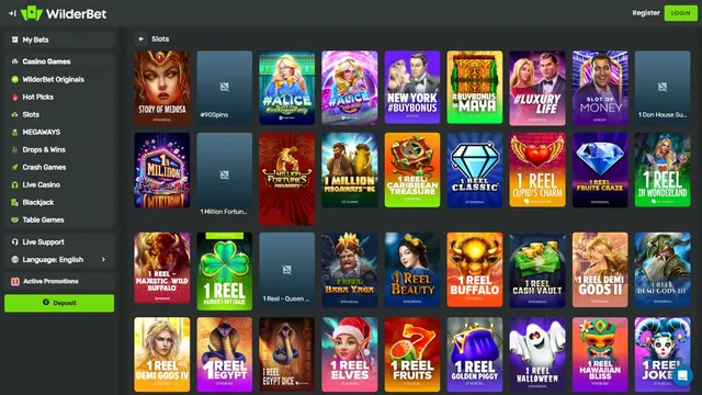 wilderbet casino games
