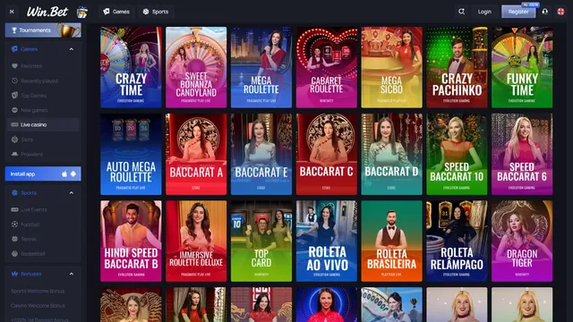 winbet casino live games