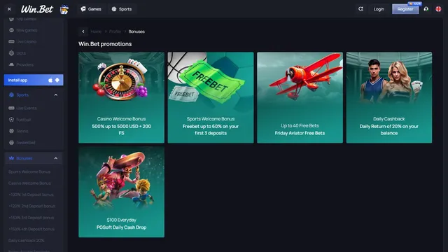winbet casino promotions