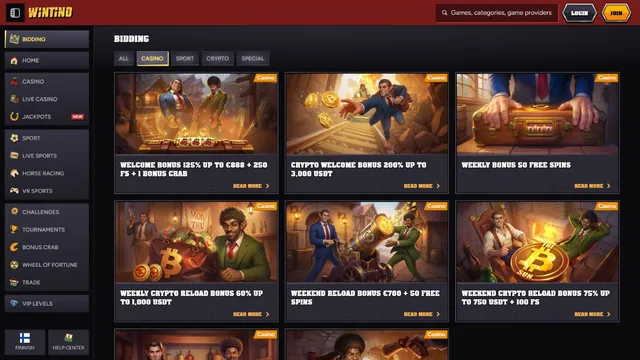 wintino casino promotions