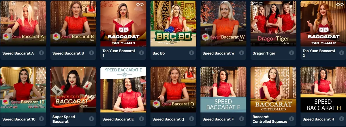 winz casino baccarat game