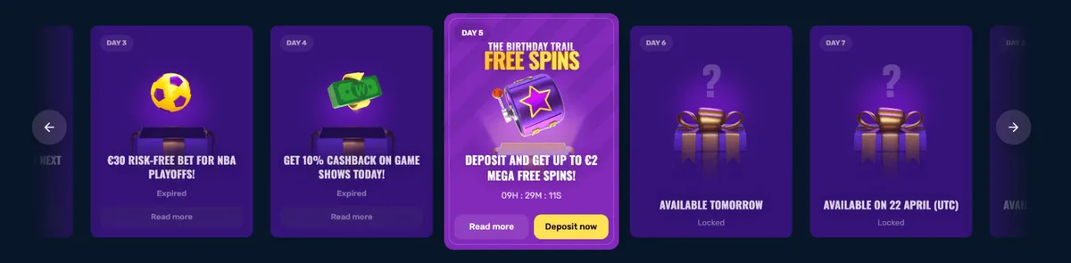 winz casino birthday 2026 icon