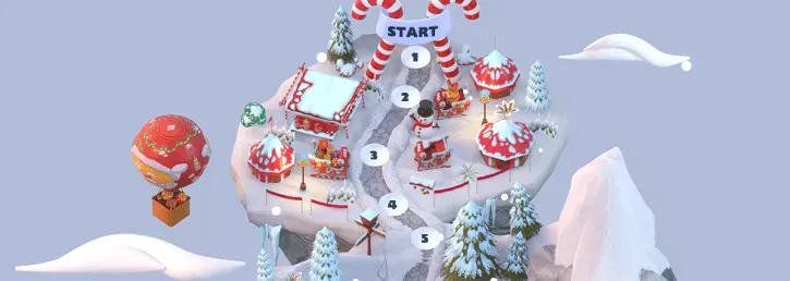 winz casino winter bonanza quest map