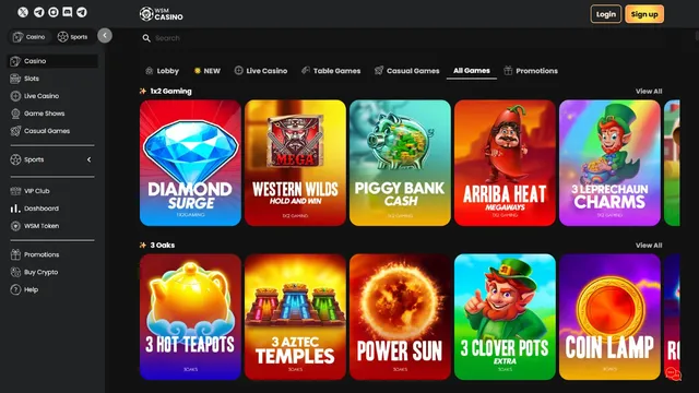 wsm casino games