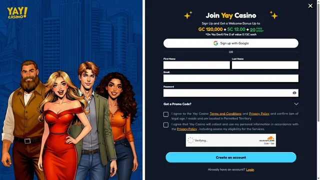 yay casino registration