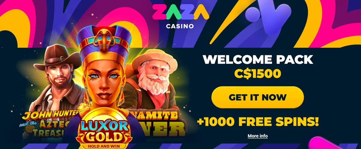 zaza casino welcome bonus